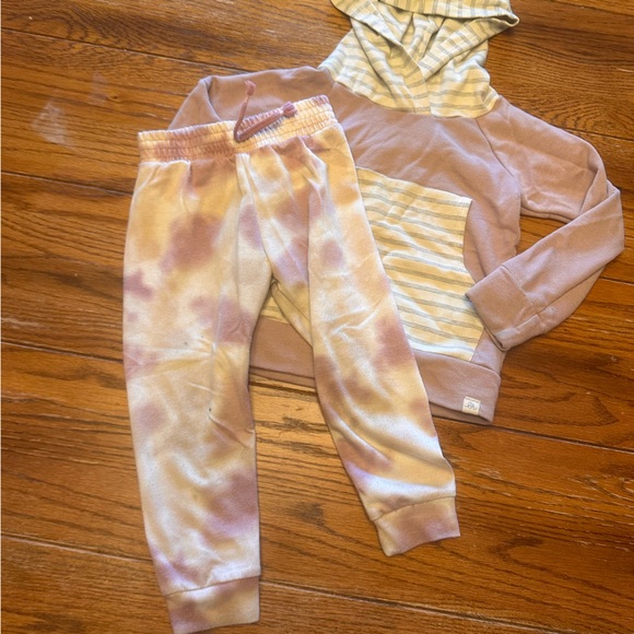 Lulu and Roo outfit Lulu + Roo Hooded Sweatshirt. And pants Girls 3T - Picture 2 of 5